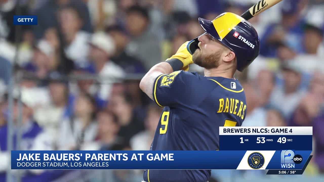 Parents of Brewers 1st baseman Jake Bauers couldn't be more proud — WISN 12 Milwaukee, Siesta Key Sports news