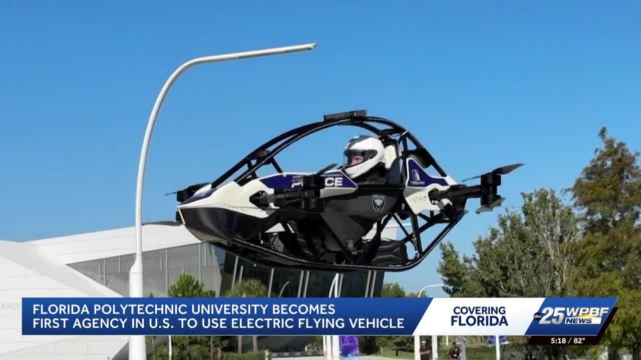 Florida Polytechnic University develops electric flying vehicle for police emergencies — WPBF West Palm Beach, Siesta Key Community news