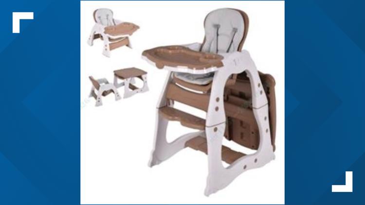 Convertible high chairs recalled over risk of fall, entrapment — WTSP Business Tampa Bay, Siesta Key Business news