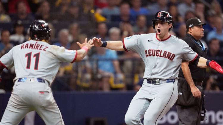 Chase DeLauter and José Ramírez lead the Guardians to a 7-3 win over the Rays in Game 1 of the ALCS — WTSP Sports Tampa Bay, Siesta Key Sports news