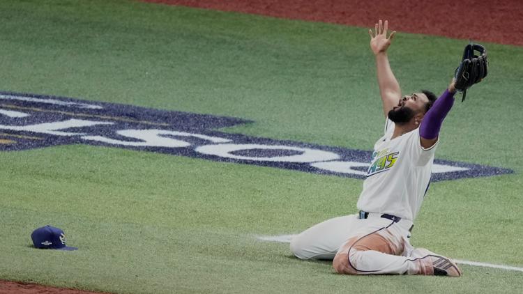 Peralta, Caminero, Díaz lead Rays to 7-3 win over Guardians and a trip to the World Series — WTSP Sports Tampa Bay, Siesta Key Sports news