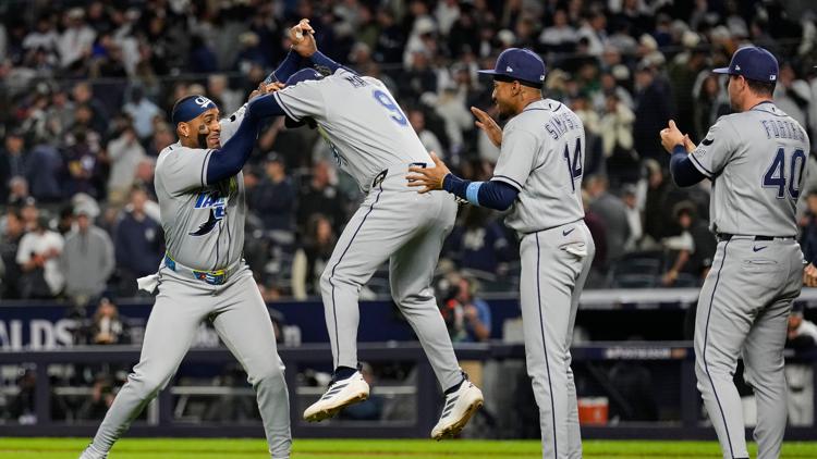 Singing `New York, New York,' Rays revel in recognition as they head to AL Championship Series — WTSP Sports Tampa Bay, Siesta Key Sports news
