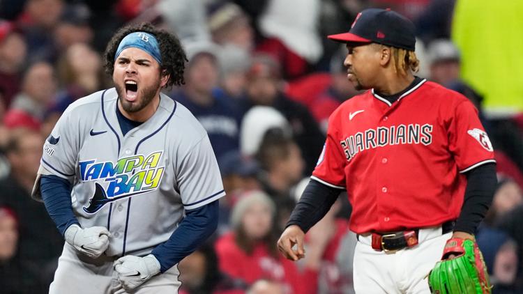 Rays capitalize on Guardians errors, win 7-3 to tie ALCS at 2-2 — WTSP Sports Tampa Bay, Siesta Key Sports news