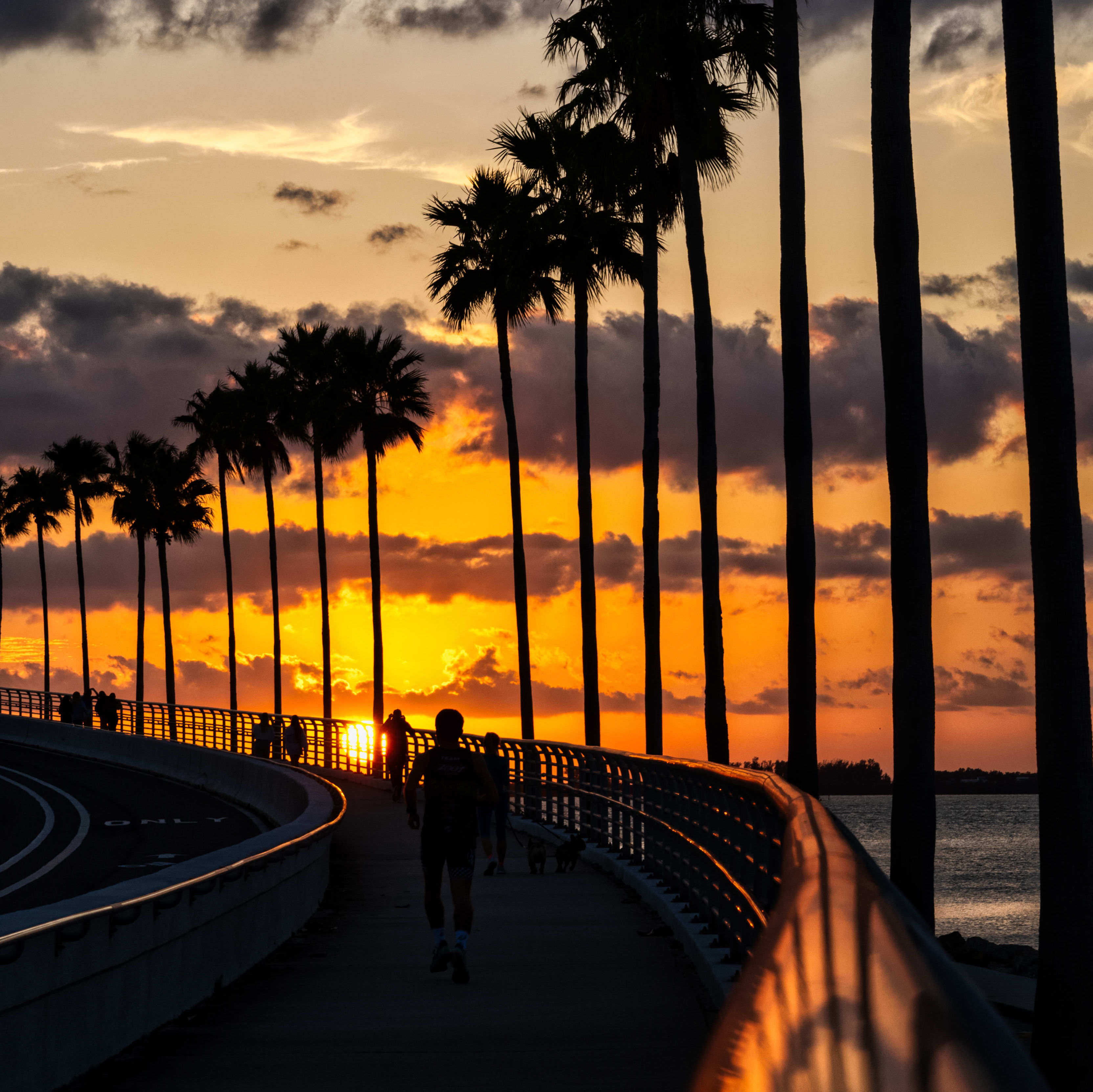 Photo of the Week: Sunset Over the Ringling Bridge — Sarasota Magazine
