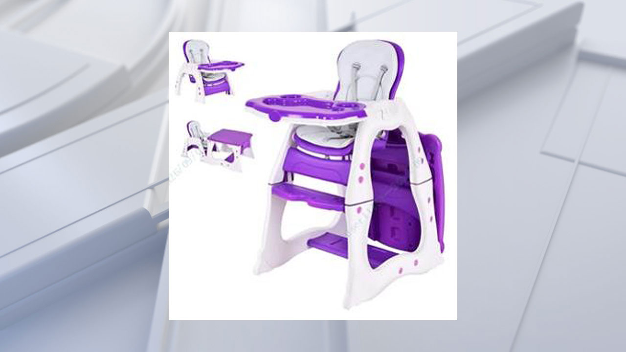 Convertible high chairs sold nationwide recalled for entrapment, fall risk — FOX 13 Tampa Bay News, Siesta Key Business news