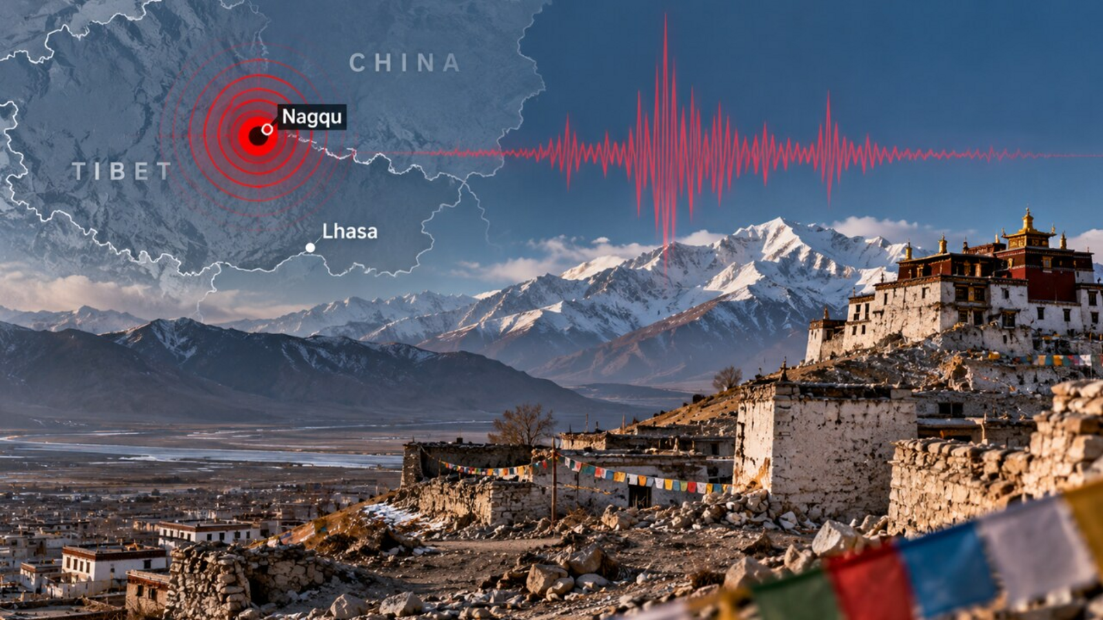 Earthquake today: Magnitude 7 quake strikes Tibet in China, epicentre near Nagqu — Mint India, Siesta Key Technology news