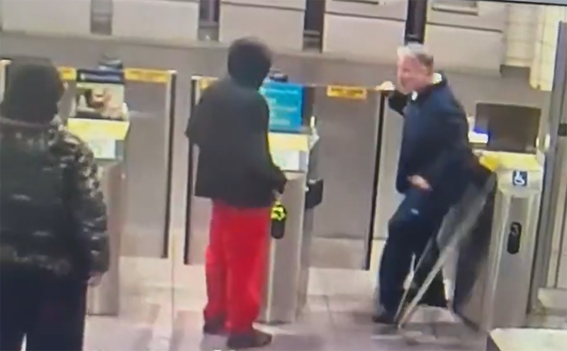 Reversing the normal course of events at JFK/UMass: Police say guy busts down a fare gate to exit the station, not to avoid a fare — Universal Hub